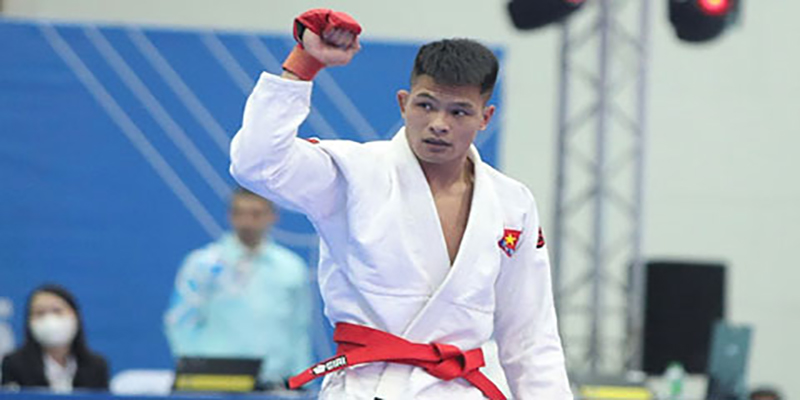 SEA Games 33: Ju-Jitsu Thái Lan Thâu Tóm Huy Chương 6 Đặng Đình Tùng giành huy chương vàng ju-jitsu tại SEA Games 33